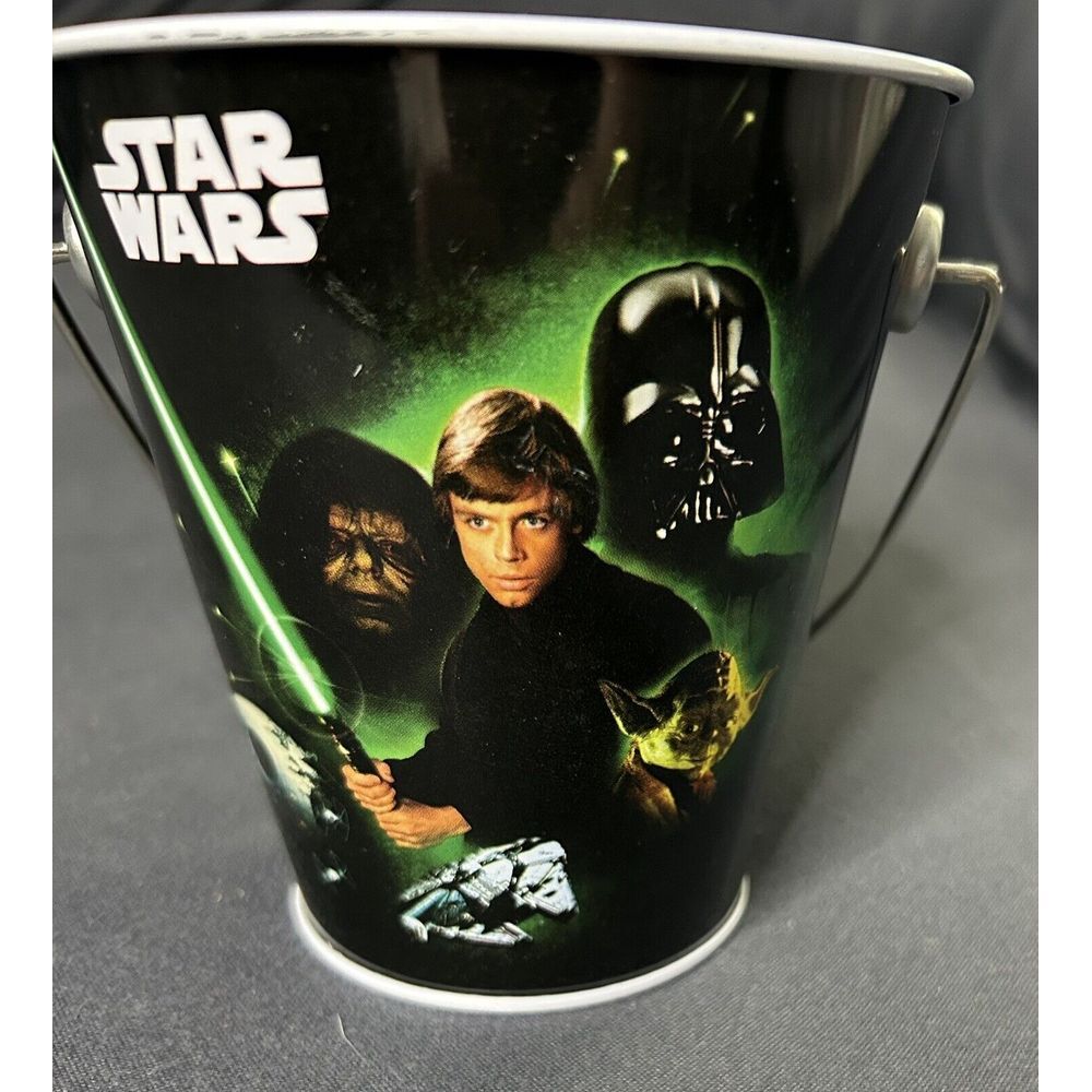 STAR WARS RETURN OF THE JEDI MINI TIN PAIL BUCKET 4 1/2"‎ VTG 2010 COLLECTIBLE